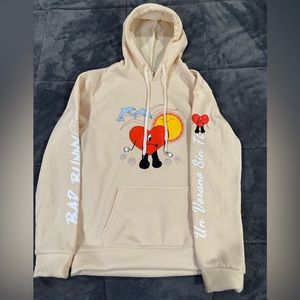 Bad Bunny Un Verano Sin Ti fleeced hoodie❤️🐬🌸☀️